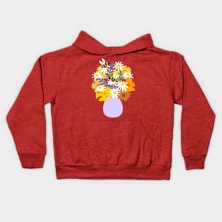 Wildflower and Honeybee Illustration Kids Hoodie